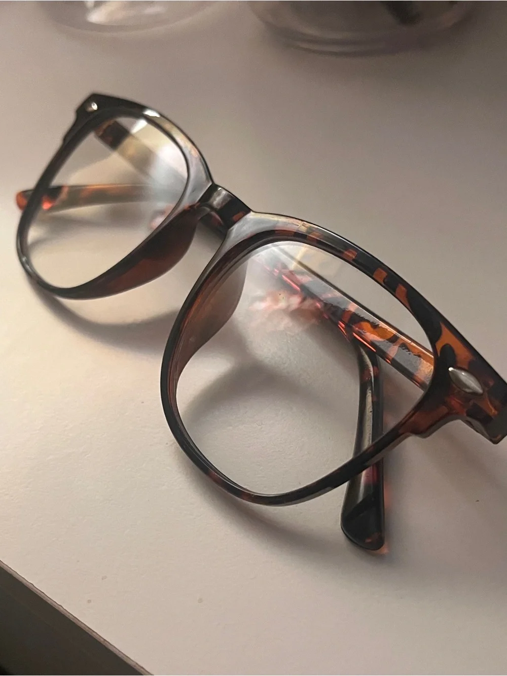 SHEIN Tortoiseshell Round Eyeglasses